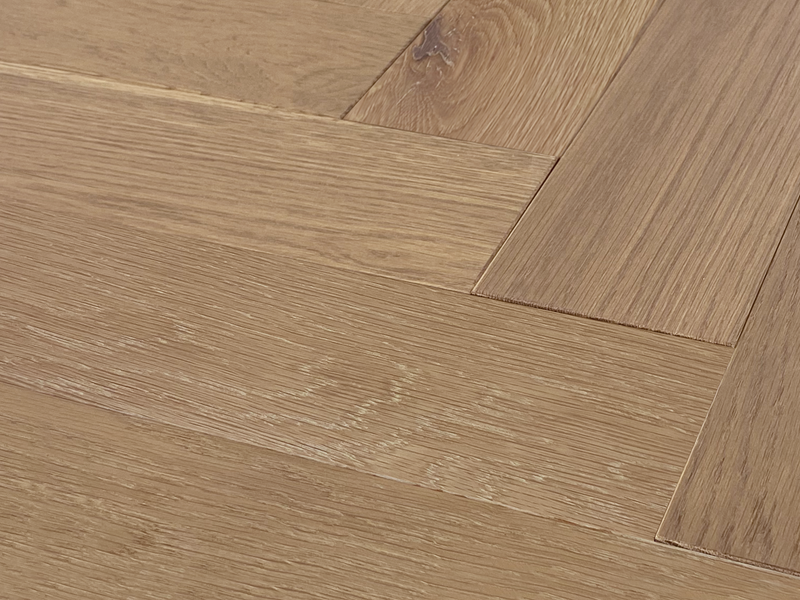 Lago Collection - Herringbone Bolsena European Oak Wire-brushed Herringbone