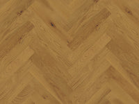 Lago Collection - Herringbone Belviso European Oak Carbonized Wire-brushed Herringbone - Image 2