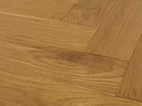 Lago Collection - Herringbone Belviso European Oak Carbonized Wire-brushed Herringbone - Image 1