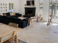 Lago Collection - Herringbone Devero European Oak Wire-brushed Herringbone - Image 3