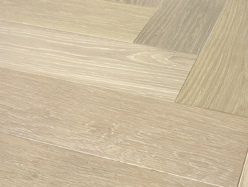 Lago Collection - Herringbone Devero European Oak Wire-brushed Herringbone
